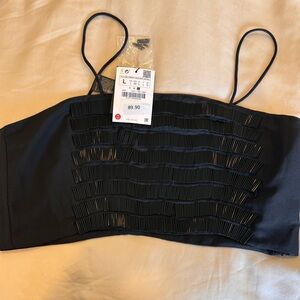 Beaded tank top/bralette